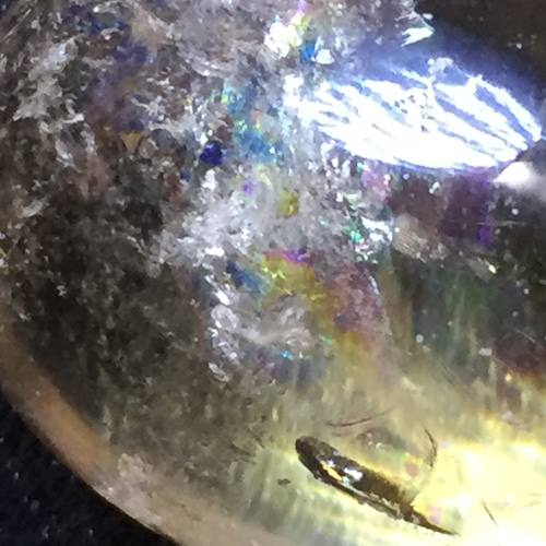 シトリン 握り石 虹入り 30g 送料無料 天然石 blowmam 通販 5518621