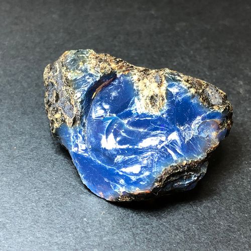 ブルーアンバー 琥珀原石 磨いてみませんか？ ④ 天然石 blowmam 通販