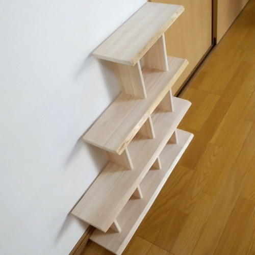 ひい様おまとめ品。とってもオシャレな階段型飾り棚と３段飾り棚 楽天市場】階段型 棚（オープンラック｜本棚・ラック・カラーボックス