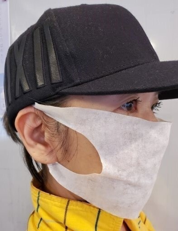 マスクサポートプロジェクト　日本製不織布使用の簡易マスクのご紹介　夏マスク 2枚目の画像