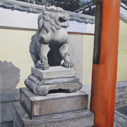 京都•八坂神社の狛犬 1枚目の画像