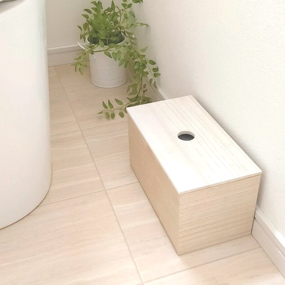 トイレットペーパーケース　桐 木製 おしゃれ