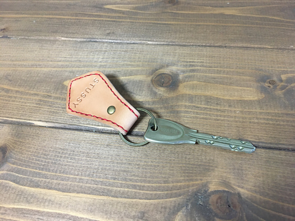 leather key holder stitch type 2枚目の画像