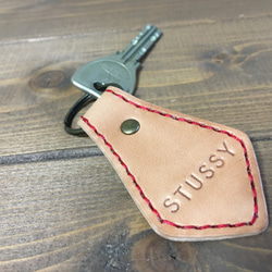 leather key holder stitch type 3枚目の画像