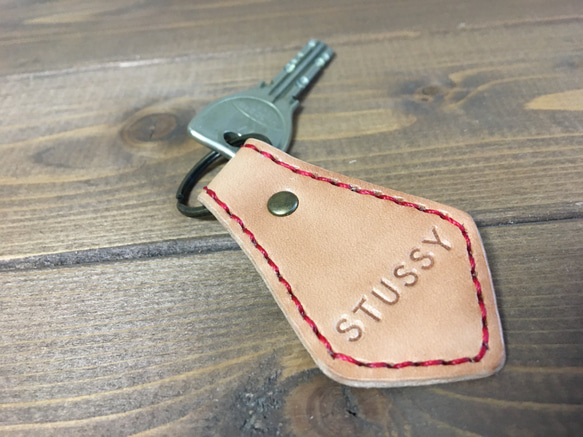 leather key holder stitch type 3枚目の画像