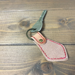 leather key holder stitch type 5枚目の画像