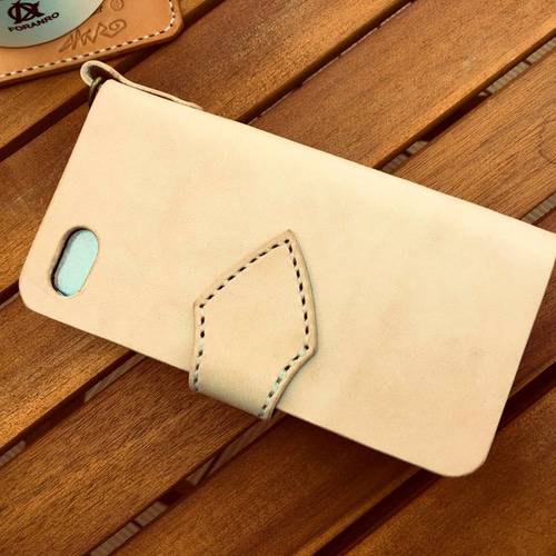 leather smartphone case 2ポケ コンチョタイプ スマホケース・カバー