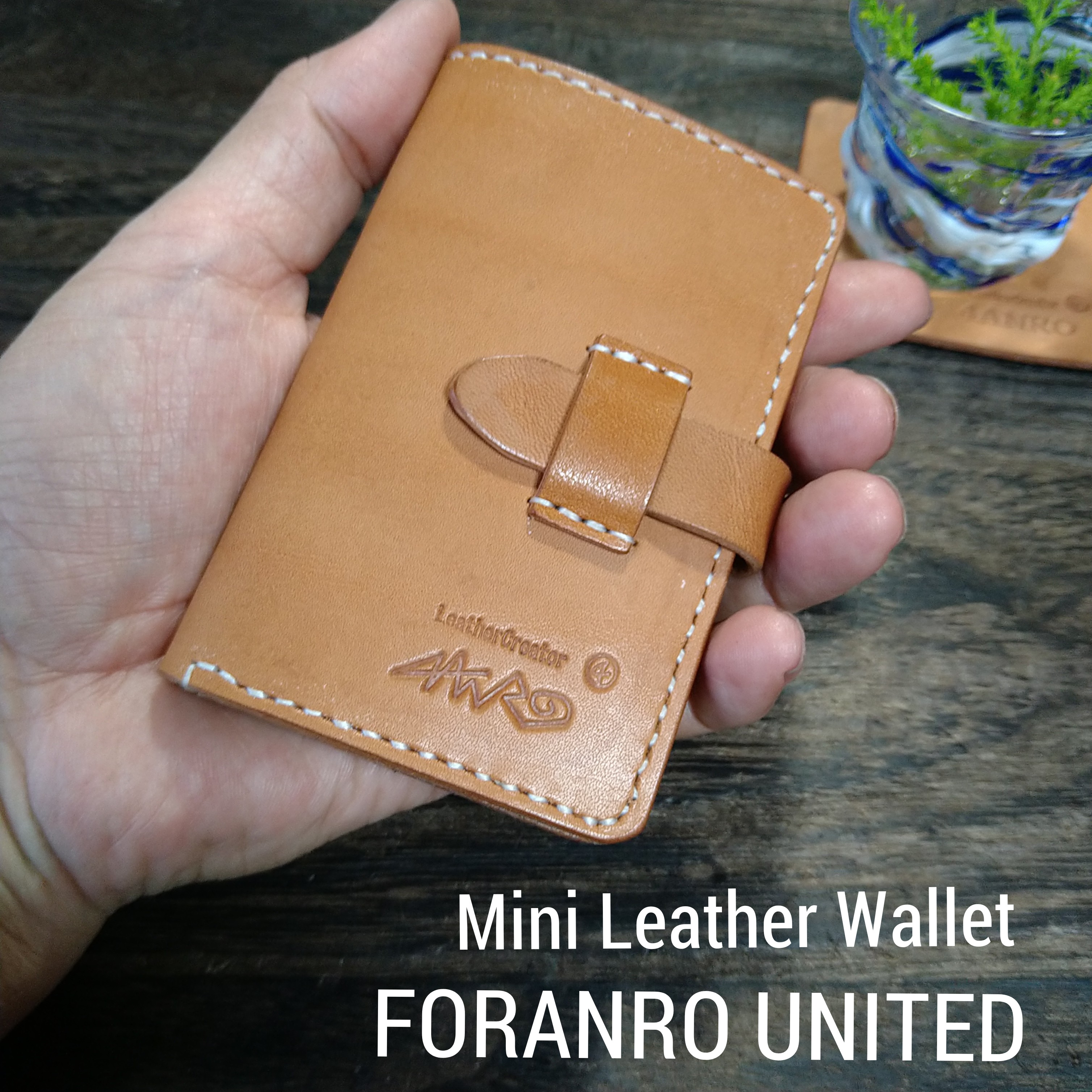 leather mini Wallet~手のひらサイズの革財布 4,720円