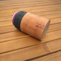 THERMOS 保冷缶ホルダー350ml缶用レザーカバーワイルド ワンホック 6枚目の画像