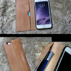 iPhoneアイフォン５、６☆サドルレザーケースⅣ 3枚目の画像