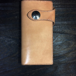 サドルレザー ミドルロング ウォレット アール7エイト ワイルド 長財布