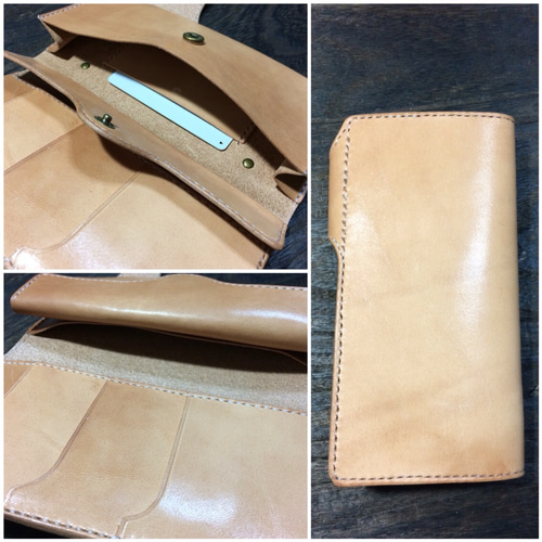 ミドル ロング ウォレット Ⅳ コンチョ 長財布 (革)アマチュア研究社  