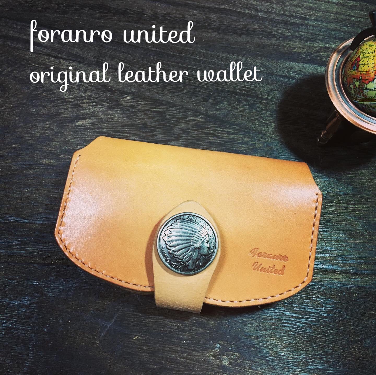 レザーミディアムウォレット　ナチュラルプレミアム