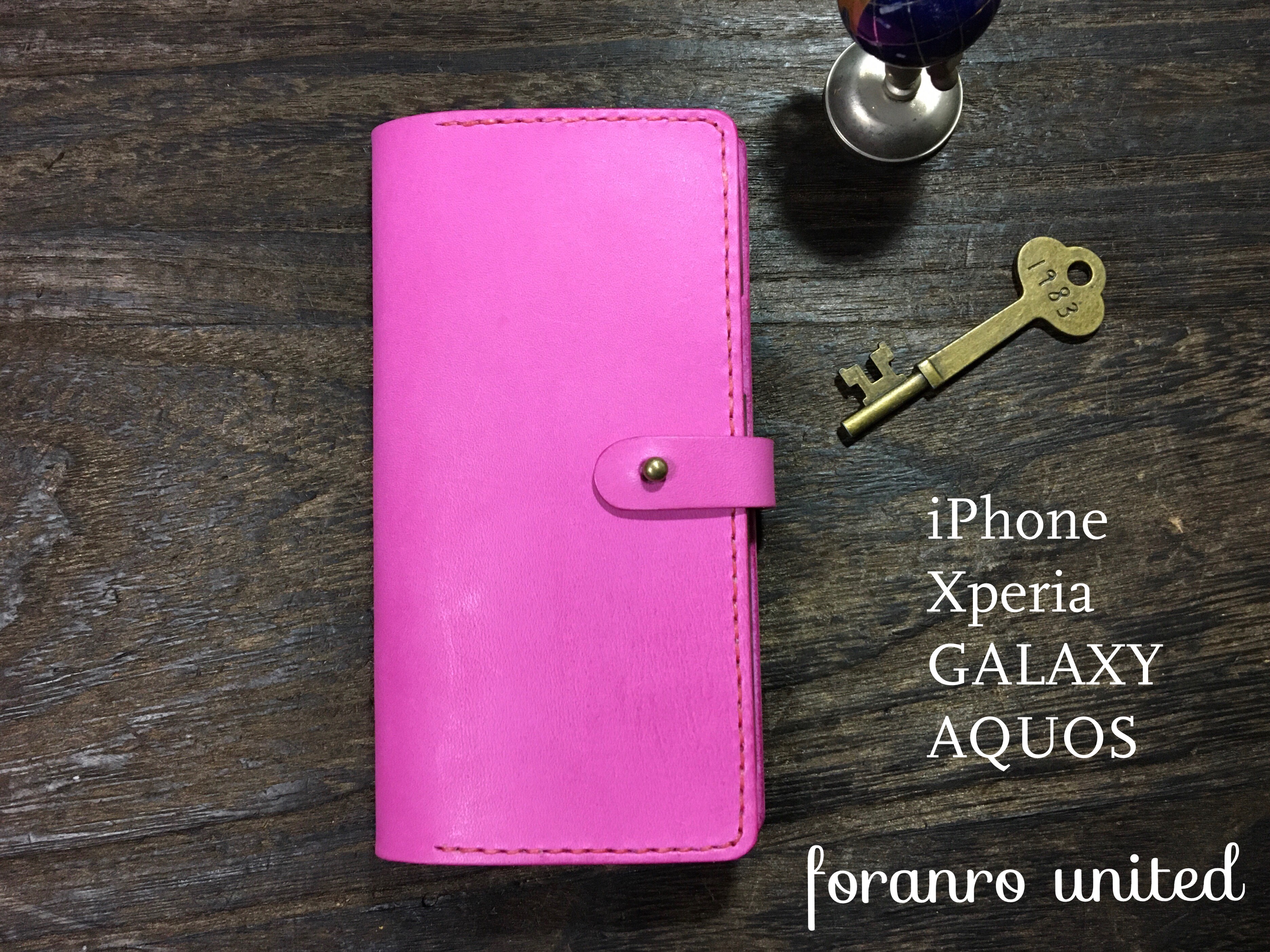 タイプⅠ  スマートフォンレザーケース　ギボシ