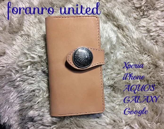 各機種対応　スマートフォンレザーケース　トリプルポケ