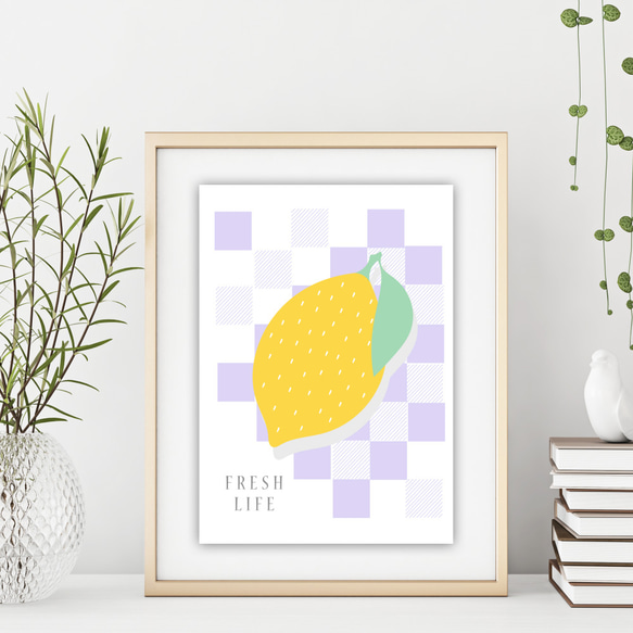 グラフィックデザインポスターFRESH LIFE/フレッシュライフ ヘルシー