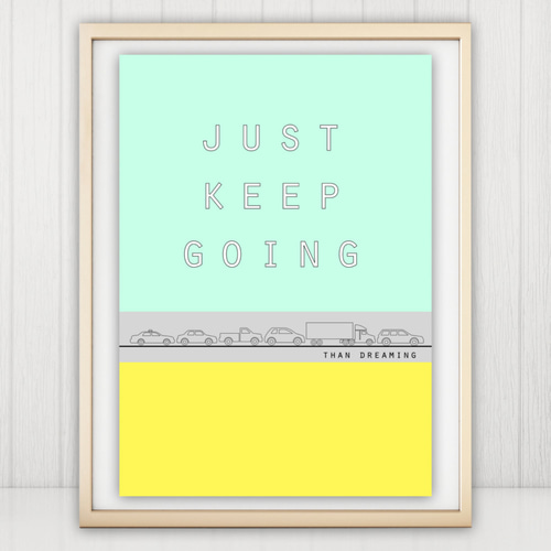 ポスター KEEP DREAMING アートボード レディース（SWEET STEADY