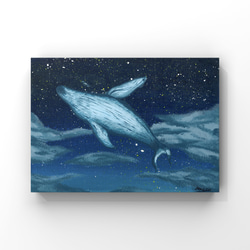 【原画】空を泳ぐクジラ 1枚目の画像