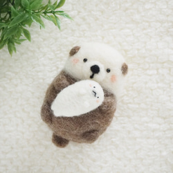 ラッコさんマスコット 羊毛フェルト FIORELLO＊ 通販 9649888｜Creema