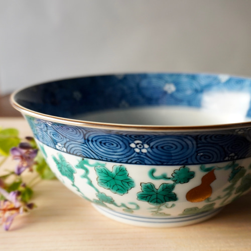 染付梅画紋 菓子鉢