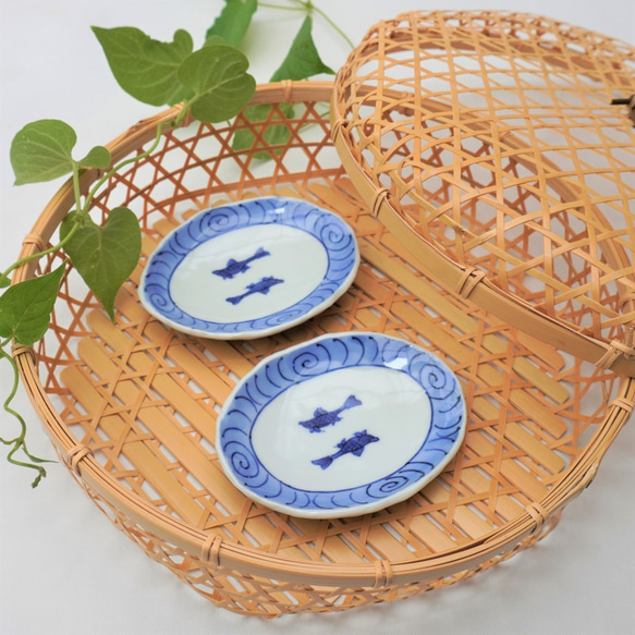 双魚紋豆皿 薬味皿・豆皿 ittou 通販 9686893｜Creema(クリーマ)