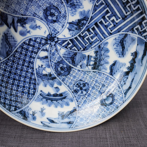 波佐見焼 染付 五寸丸皿 15cm 高山陶器の通販｜Studio1156