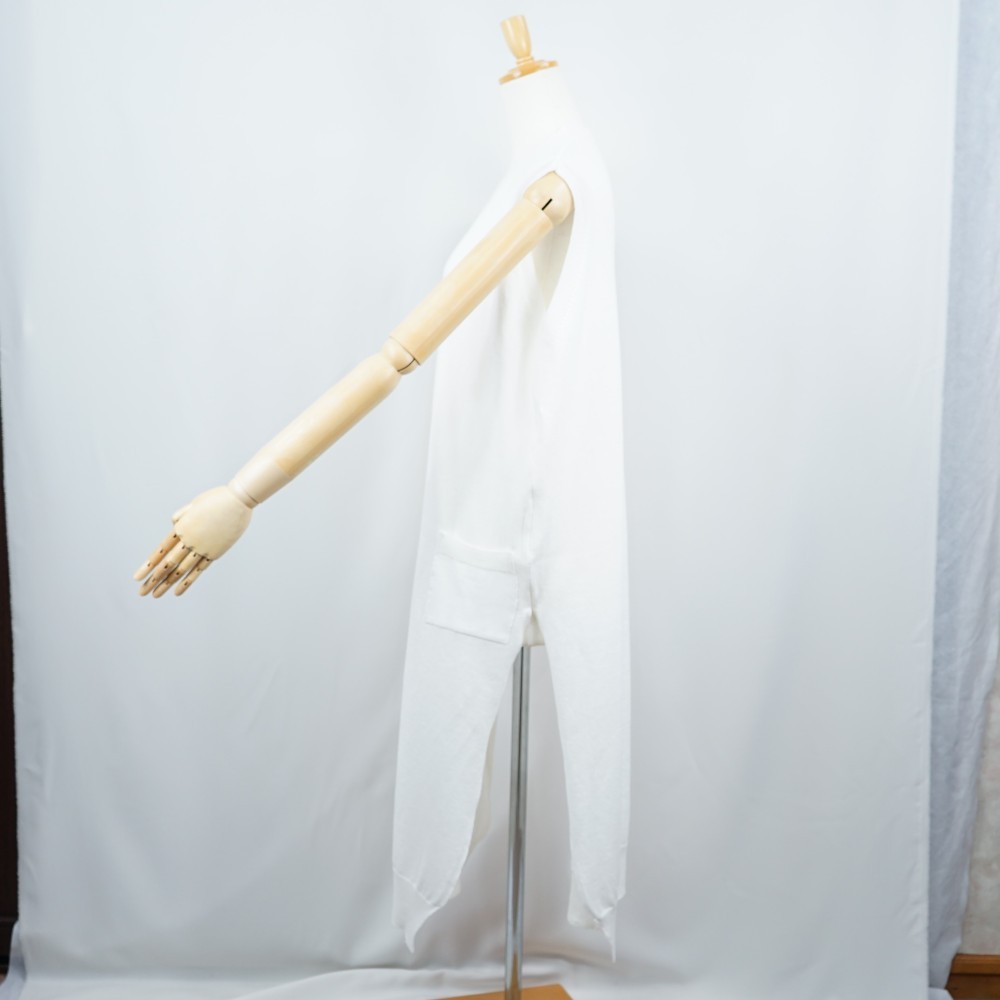 【i.e.わ】【日本製】新作 コットン/リネン ハイゲージノースリーブワンピース 洗いソフト加工 オールシーズン