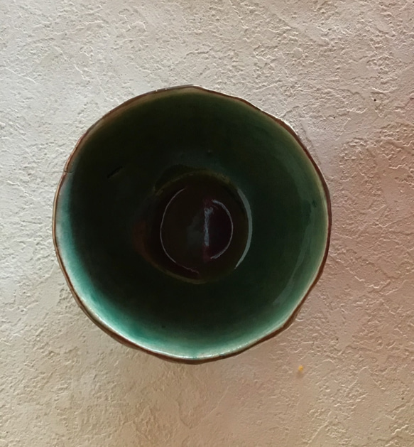 石目金彩の鉢 ちようど お茶碗サイズ 抹茶碗がわりにも。。 2枚目の画像