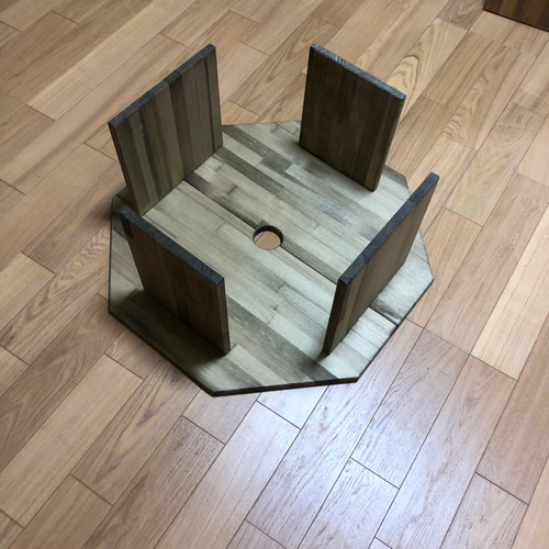 木製手作りキャンプテーブル ワンポールテントテーブル 組み立て式 80cmウッド Amazon | FIELDOOR パネル式 木製ワンポールテント用テーブル