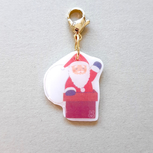 マスクチャームサンタさんハンドメイド
