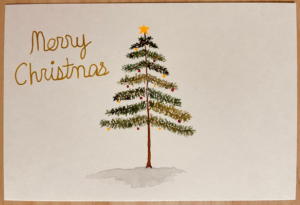 クリスマスカード３枚セット 2枚目の画像