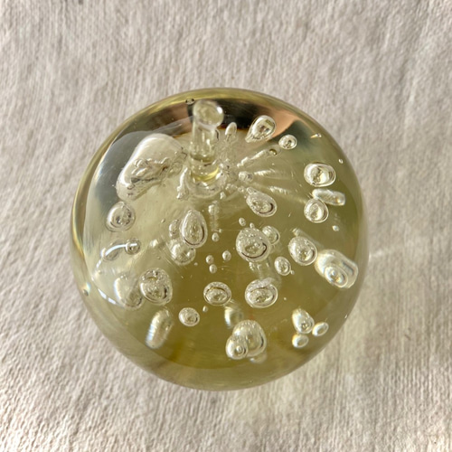 ガラスのリンゴ 古代色 立体・オブジェ ガラス工房 森のくに 通販