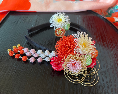 髪飾り　ハンドメイド　新品未使用　カチューシャ 1_c4e14c2da921deebcdb8ce84268e