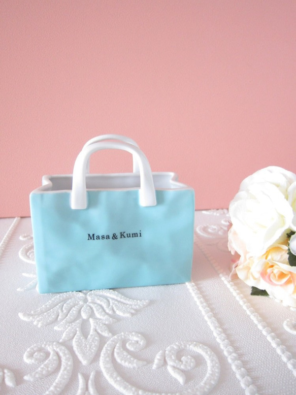 Tiffany & Co. ショッピングバッグ　ミニチュアバッグ型　小物入れ 楽天市場】ティファニー ショッパー（バッグ・小物・ブランド雑貨）の通販