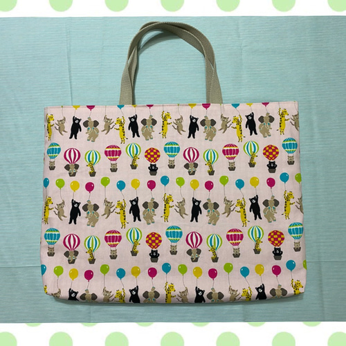 ☆裏地付☆ レッスンバック オックス生地 ⭐︎かわいい動物