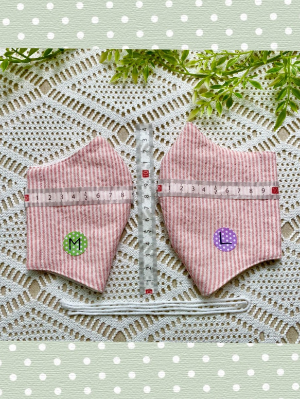 再販⭐︎夏マスク　接触冷感　レースマスク　刺繍　コットンレース　白　花⭐︎ 4枚目の画像