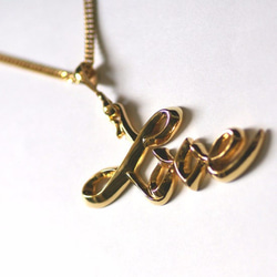 ”LOVE”ペンダント【国内送料無料】ラブ　シルバー製　銀　アルファベット 3枚目の画像
