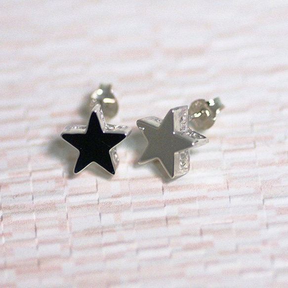 立體星星耳環【國內包郵】同樣註冊為家鄉納稅禮物的立體星星耳環。 第9張的照片