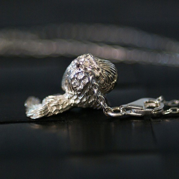 Toy poodle charm pendant looking up [國內免運費] 玩具貴賓犬坐著仰頭時的多功能魅力 第9張的照片