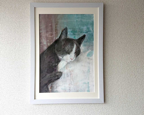 絵のある暮らし 猫-vol.5 絵画 kazkiwi 通販 10179032｜Creema