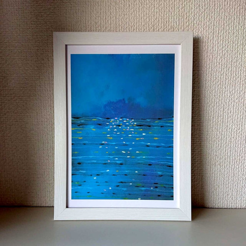 絵画アート】題名 海