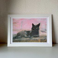 猫の絵、ものタイルに猫の絵を描いています。 INAX 猫イラスト タイル 2枚セット - メルカリ