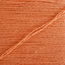 チェコ製 コットン糸 2個セット（オレンジ・ブルーグレー） 6枚目の画像