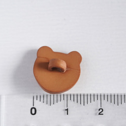 (3個) 14mm クマちゃんのボタン フランス製 ＊ くま ベア 3枚目の画像