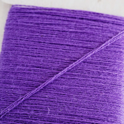 チェコ製 コットン糸 2個セット（赤紫・紫） 6枚目の画像