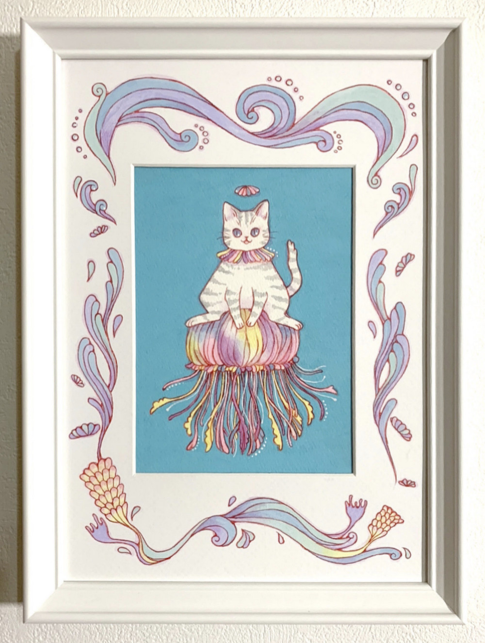 猫　原画「くらげにゃんこ」