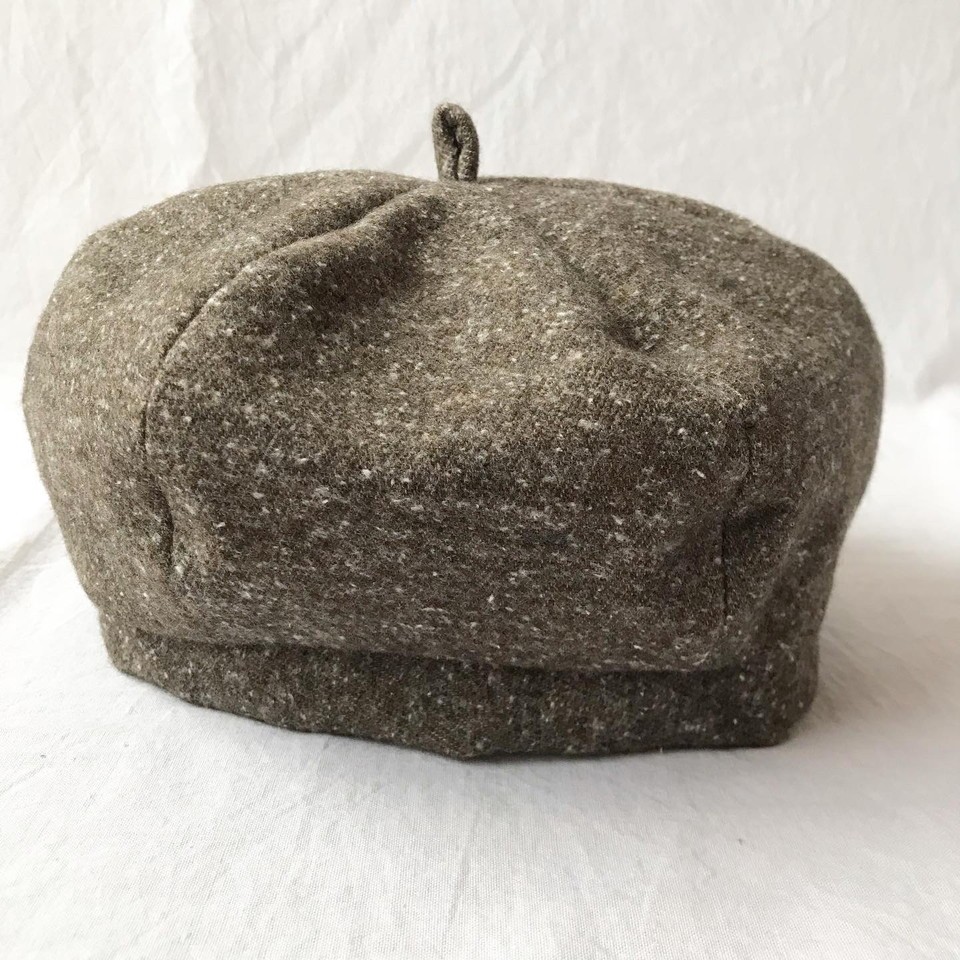 【送料無料】三毛猫屋のベレー帽（ふかふかネップ：ブラウン）