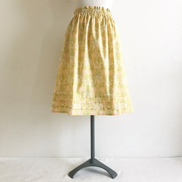 Flare Skirt(Narcissus and Daisy) 第4張的照片