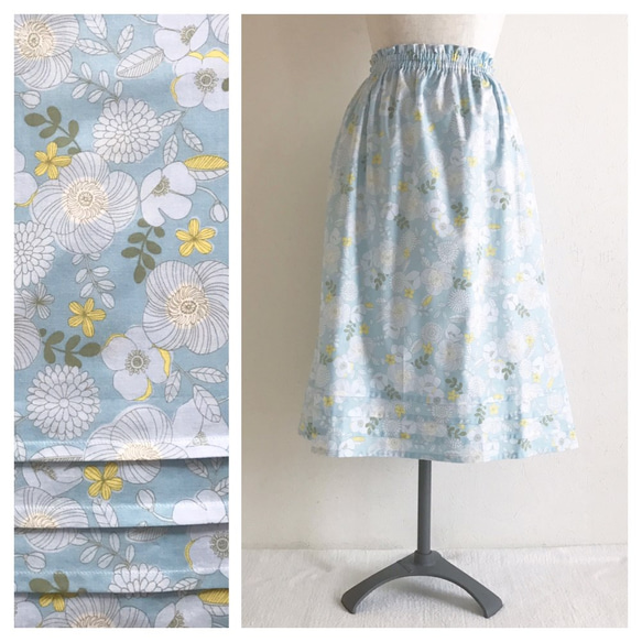 Flare Skirt(Nordic Flowaers) 第1張的照片