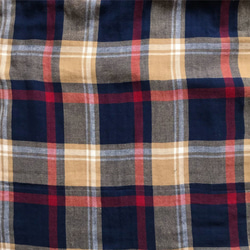 Culotte(tartan check:Navy blue & Cream Yellow ) 第3張的照片